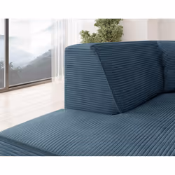 Best Mobilier Duchamp Canapé d'angle 5 siège(s) Bleu