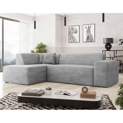 Best Mobilier Duchamp Canapé d'angle 5 siège(s) Gris