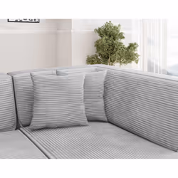Best Mobilier Duchamp Canapé d'angle 5 siège(s) Gris