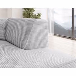 Best Mobilier Duchamp Canapé d'angle 5 siège(s) Gris