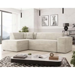 Best Mobilier Duchamp Canapé d'angle 5 siège(s) Beige