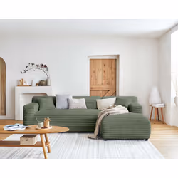 Best Mobilier Laponie, Bleu, Velours, Bois, Plastique, 2560 mm, 1600 mm