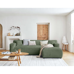 Best Mobilier Laponie Canapé d'angle 4 siège(s) Bleu