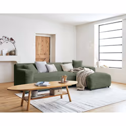 Best Mobilier Laponie Canapé d'angle 4 siège(s) Bleu