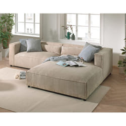 Best Mobilier Ela Canapé d'angle 4 siège(s) Bleu
