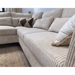 Best Mobilier Aubepine Canapé d'angle 5 siège(s) Beige - Vue supplémentaire 3