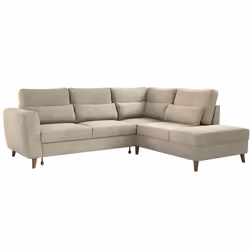 Best Mobilier Aubepine Canapé d'angle 5 siège(s) Beige - Vue supplémentaire 5