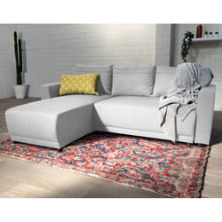Best Mobilier Pilea Canapé d'angle 4 siège(s) Gris