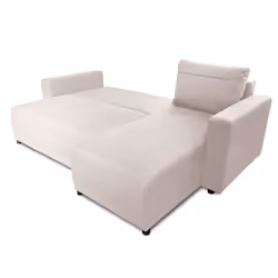 Best Mobilier Pilea Canapé d'angle 4 siège(s) Beige