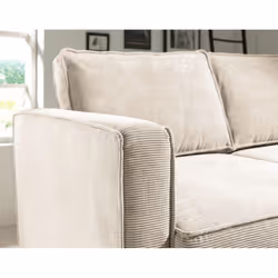 Best Mobilier Jake Canapé d'angle 4 siège(s) Bleu - Vue supplémentaire 5