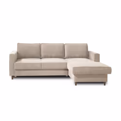 Best Mobilier Jake Canapé d'angle 4 siège(s) Bleu - Vue supplémentaire 6