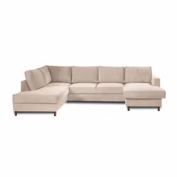 Best Mobilier Jake Canapé d'angle 7 siège(s) Bleu - Vue supplémentaire 7