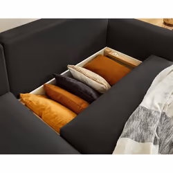 Best Mobilier Camelia Canapé d'angle 4 siège(s) Gris