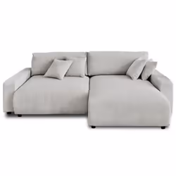 Best Mobilier Pivoine Canapé d'angle 4 siège(s) Gris - Vue supplémentaire 7