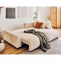 Best Mobilier Pivoine Canapé d'angle 4 siège(s) Beige