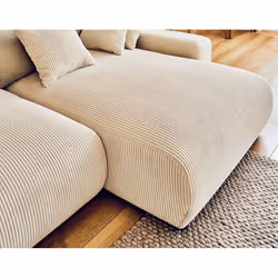 Best Mobilier Pivoine Canapé d'angle 4 siège(s) Beige - Vue supplémentaire 4