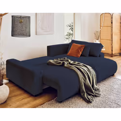 Best Mobilier Pivoine Canapé d'angle 4 siège(s) Bleu