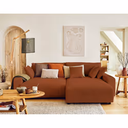 Best Mobilier Pivoine, Terre cuite, Velours, Bois, Plastique, 2340 mm, 1700 mm