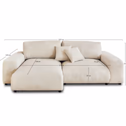 Best Mobilier Garance 4 siège(s) Beige - Vue supplémentaire 7