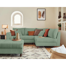 Best Mobilier Rune Canapé d'angle 4 siège(s) Vert