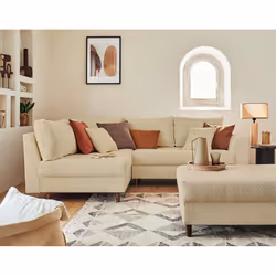 Best Mobilier Rune, Beige, Tissu, Bois, Bois, 2310 mm, 1610 mm