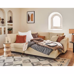 Best Mobilier Rune Canapé d'angle 4 siège(s) Beige