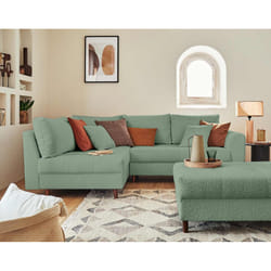 Best Mobilier Rune Canapé d'angle 4 siège(s) Vert