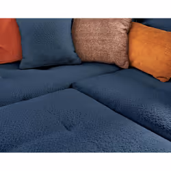 Best Mobilier Rune Canapé d'angle 4 siège(s) Bleu