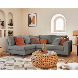 Best Mobilier Rune, Gris, Tissu, Bois, Bois, 2310 mm, 1610 mm