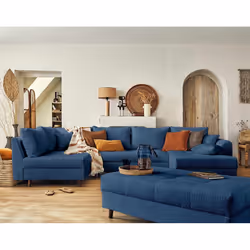 Best Mobilier Rune, Bleu, Tissu, Bois, Bois, 3100 mm, 1610 mm