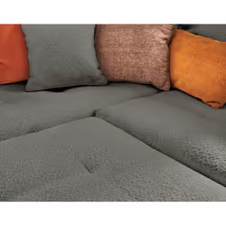 Best Mobilier Rune Canapé d'angle 7 siège(s) Gris