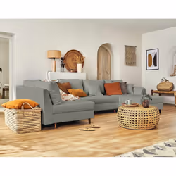 Best Mobilier Rune, Gris, Tissu, Bois, Bois, 3100 mm, 1610 mm