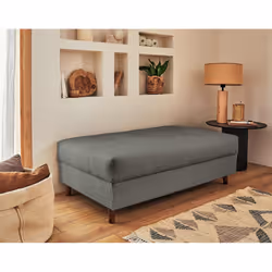 Best Mobilier Rune, Tissu, Bois, 10 cm, Rune, 1180 mm, 730 mm