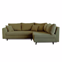 Best Mobilier Rune Canapé d'angle 4 siège(s) Vert - Vue supplémentaire 7