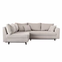 Best Mobilier Rune Canapé d'angle 4 siège(s) Gris - Vue supplémentaire 7