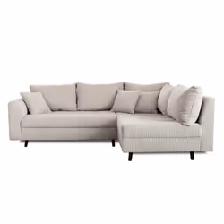 Best Mobilier Rune Canapé d'angle 4 siège(s) Gris - Vue supplémentaire 4