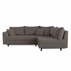 Best Mobilier Rune Canapé d'angle 4 siège(s) Gris - Vue supplémentaire 4