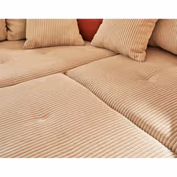 Best Mobilier Rune Canapé d'angle 4 siège(s) Beige
