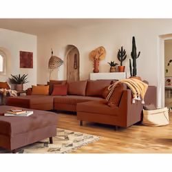 Best Mobilier Rune Canapé d'angle 7 siège(s) Vert