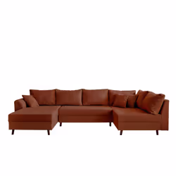 Best Mobilier Rune Canapé d'angle 7 siège(s) Vert - Vue supplémentaire 8