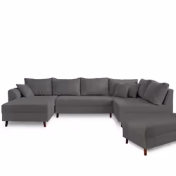 Best Mobilier Rune Canapé d'angle 7 siège(s) Terre cuite - Vue supplémentaire 7