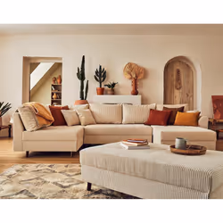 Best Mobilier Rune, Bleu, Velours, Bois, Bois, 3100 mm, 1610 mm