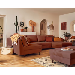 Best Mobilier Rune Canapé d'angle 7 siège(s) Vert