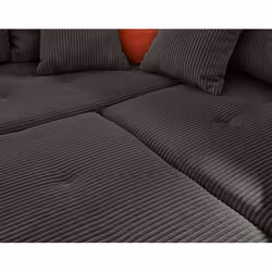 Best Mobilier Rune Canapé d'angle 7 siège(s) Terre cuite - Vue supplémentaire 4