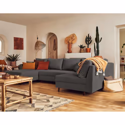 Best Mobilier Rune, Terre cuite, Velours, Bois, Bois, 3100 mm, 1610 mm