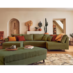 Best Mobilier Capucine Canapé d'angle 4 siège(s) Beige
