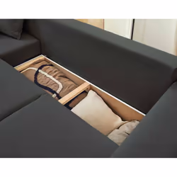 Best Mobilier Capucine Canapé d'angle 4 siège(s) Couleur rouille