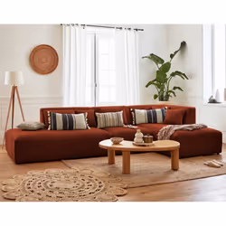 Best Mobilier Victoire, Terre cuite, Velours, Bois, Plastique, 3520 mm, 1680 mm