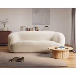 Best Mobilier Ernee, Bleu, Velours, Bois, Plastique, 2350 mm, 960 mm