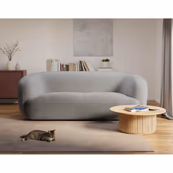 Best Mobilier Ernee, Noir, Velours, Bois, Plastique, 2350 mm, 960 mm